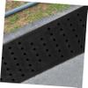 SHINEOFI Heavy-Duty Black Plastic Trench Drain Cover with Non-Slip Grid view 4