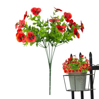 Artificial Pansies for Outdoor Decoration