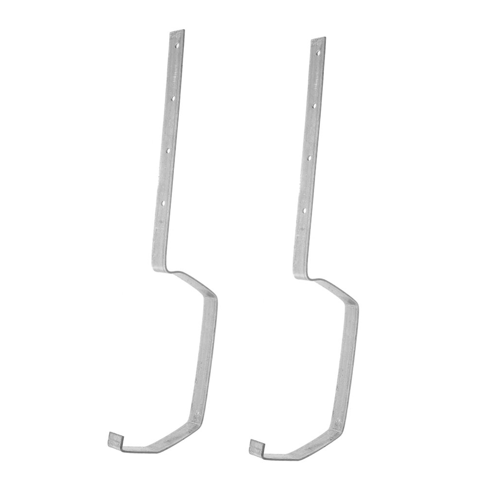 SHINEOFI 2-Pack Heavy-Duty Adjustable Iron Gutter Brackets, 200 mm