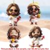 Jesus Christmas Ornament - 2D Decorative Acrylic Jesus Pendant | 4-Piece Set view 4