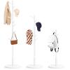 Relquorax Tree-Shaped Solid Beech Coat Rack, 9 Hooks, 185 x 38 x 38 cm, White view 1