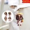 Jesus Christmas Ornament - 2D Acrylic Jesus Pendant Set view 3