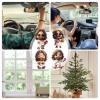 Jesus Christ Ornament for Christmas Tree, 2D Acrylic Decoration | 4-Piece Set view 4