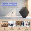 SHINEOFI 4-Pack Anti-Theft Retractable Cable Locks with Self-Adhesive Base view 4