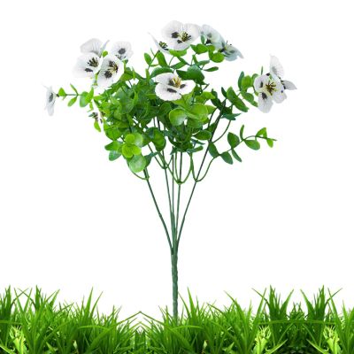 Outdoor Artificial Pansies for Balcony & Garden