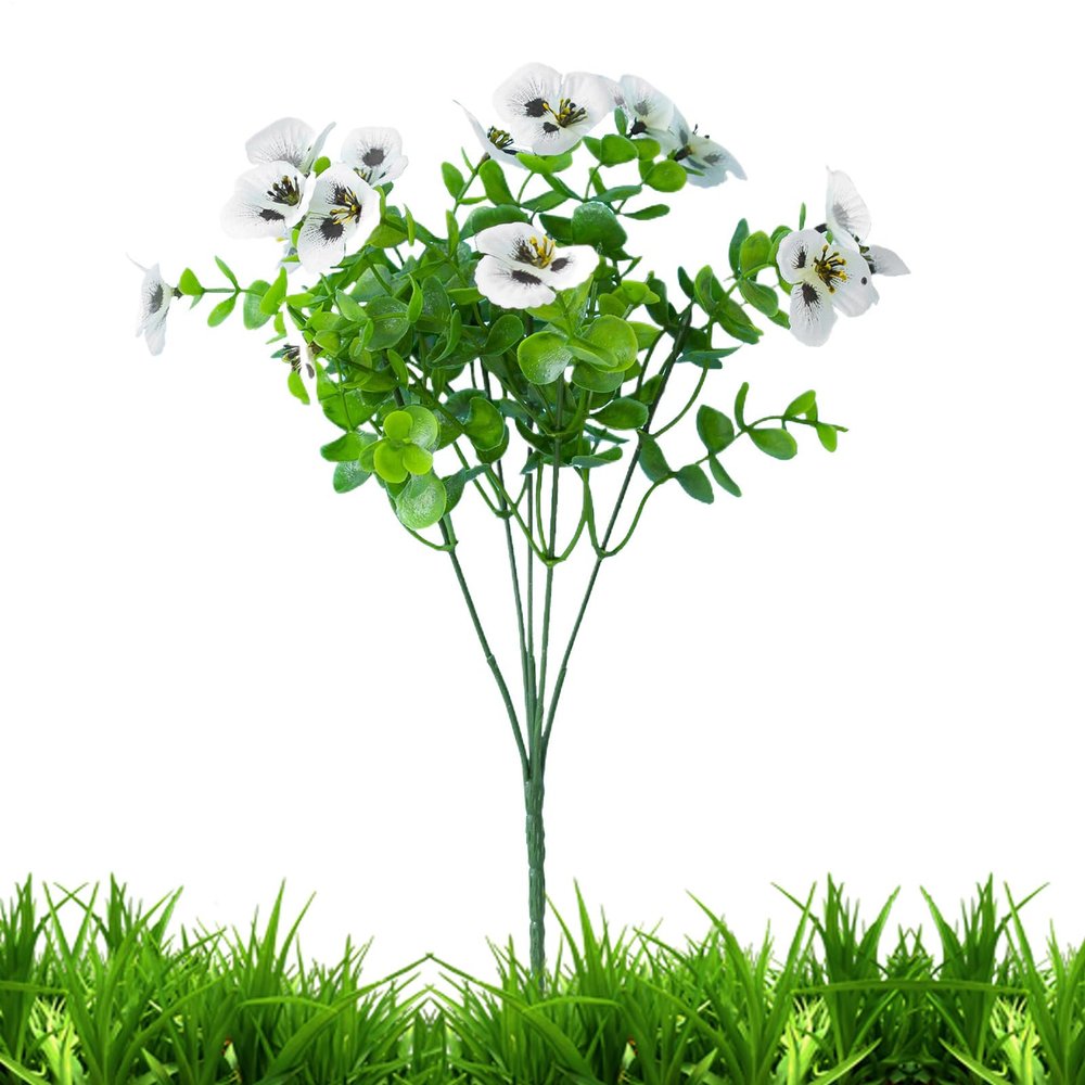 Outdoor Artificial Pansies for Balcony & Garden
