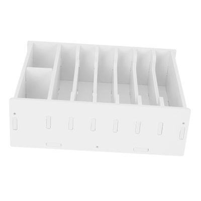 White Cash Tray with Multiple Compartments for Cash Registers