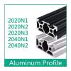 1PC 2020N T-Slot Aluminum Profile DIY Frame Linear Rail Extrusion Metal Frame Machine CNC 3D Printer Sealing Groove (OB-2020N3-b, 950mm) view 3