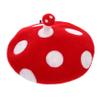Beavorty Wool Mushroom Hat, Comfortable Beret for Cosplay and Costume Accessories view 1