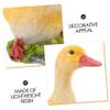 BESPORTBLE Realistic Yellow Resin Duck Garden Statue view 3