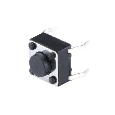 PQYSMVVG 40-Piece Lot 6 × 6 × 4.3 mm 4-Pin Tactile Switches, Self-Reset Push Buttons, Through-Hole DIP