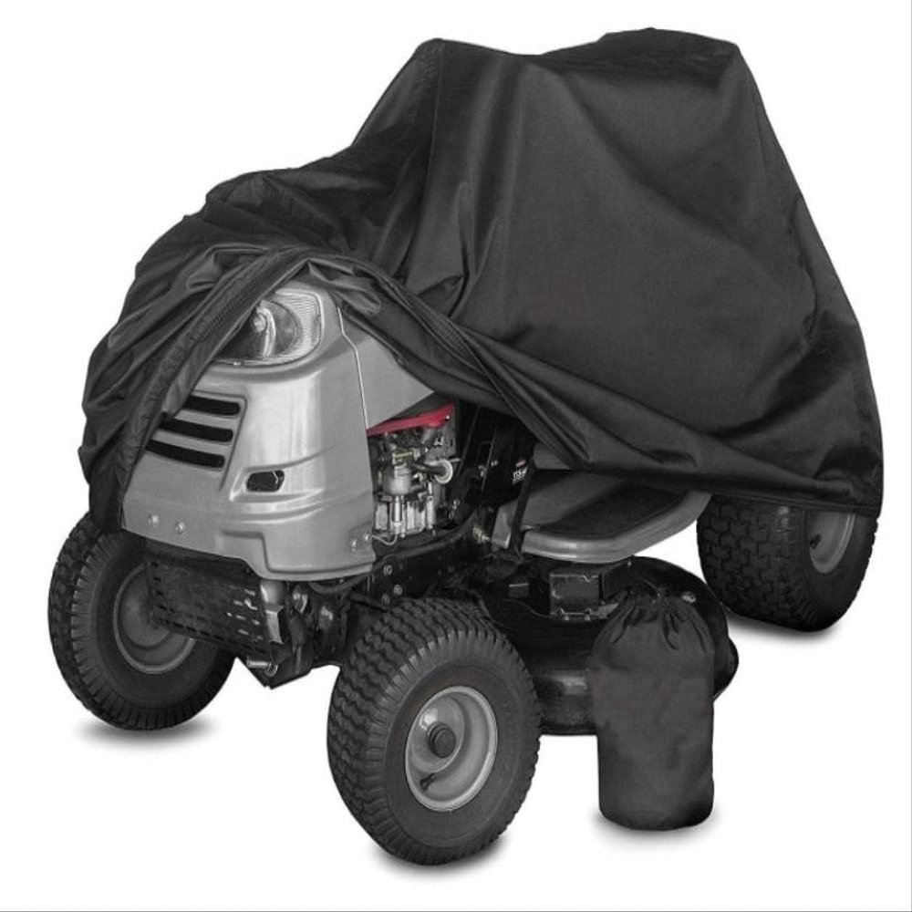 ZUYINBULUO Waterproof Riding Lawn Mower Cover, Black, X-Large