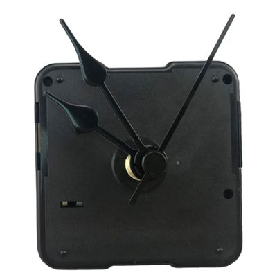 Xoeryoy Clock Mechanism Kit - DIY Silent Movement Kit for Repair or Replacement, Black