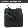 Xoeryoy Clock Mechanism Kit - DIY Silent Movement Kit for Repair or Replacement, Black view 2
