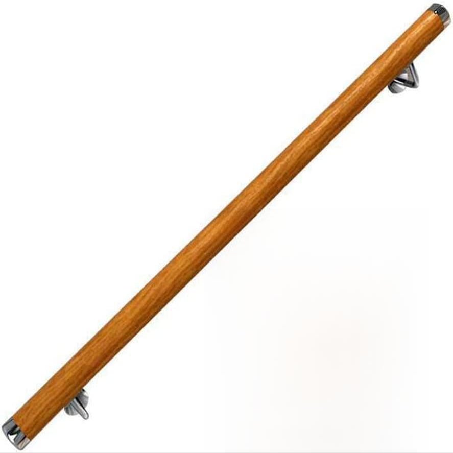 HGOuhK Wooden Stair Handrail for Children and Seniors, Indoor/Outdoor Safety Railing Kit, 30 cm