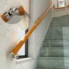HGOuhK Wooden Stair Handrail for Children and Seniors, Indoor/Outdoor Safety Railing Kit, 30 cm view 3