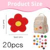 20 Flower Iron-On Patches for Kids view 2