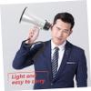 25W Silver ABS Handheld Megaphone with 240-Second Recording for Halloween Parties view 2