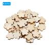 PATIKIL 20mm Wooden Flowers - 50 Pieces view 3