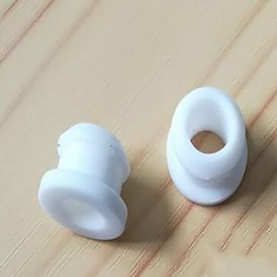 10 Food-Grade Silicone Hole Plugs, Push-On Grommet Caps (230 mm), White, A5.5 mm (3 mm Hole)