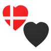 Danish Flag Refrigerator Magnets, Decorative Magnets for Whiteboards and Offices view 2