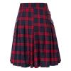 Men’s Green Kilt, Vintage Scottish Medieval Wrap Skirt with Cargo Pockets view 3