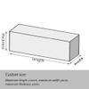 DUOLEH Sofa Armrest Cushion, Neck and Lumbar Support, Bed Gap Filler, Washable Cover, 50 x 20 x 20 cm view 4