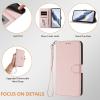 Pink Wallet Case for Oppo A55/A55s/A53s 5G/A56 5G/A16/A16s/A54s/A54 and Realme V11 5G9 view 3