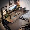 Modern Carbon Fiber Computer Desk for Home Office and Gaming, Stylish PC Desk for Work, Study, Writing in the Bedroom and Living Room (31.5 x 24 x 29.2 in) view 1