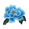 Peony Flower Pattern Iron-On Patch, 14 x 12.5 cm view 1