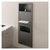 Generic Stainless Steel Recessed Niche Shelf for Bathroom and Shower with Trash Can, Waterproof Wall Storage, Gray, 70 x 28 x 13.5 cm view 1
