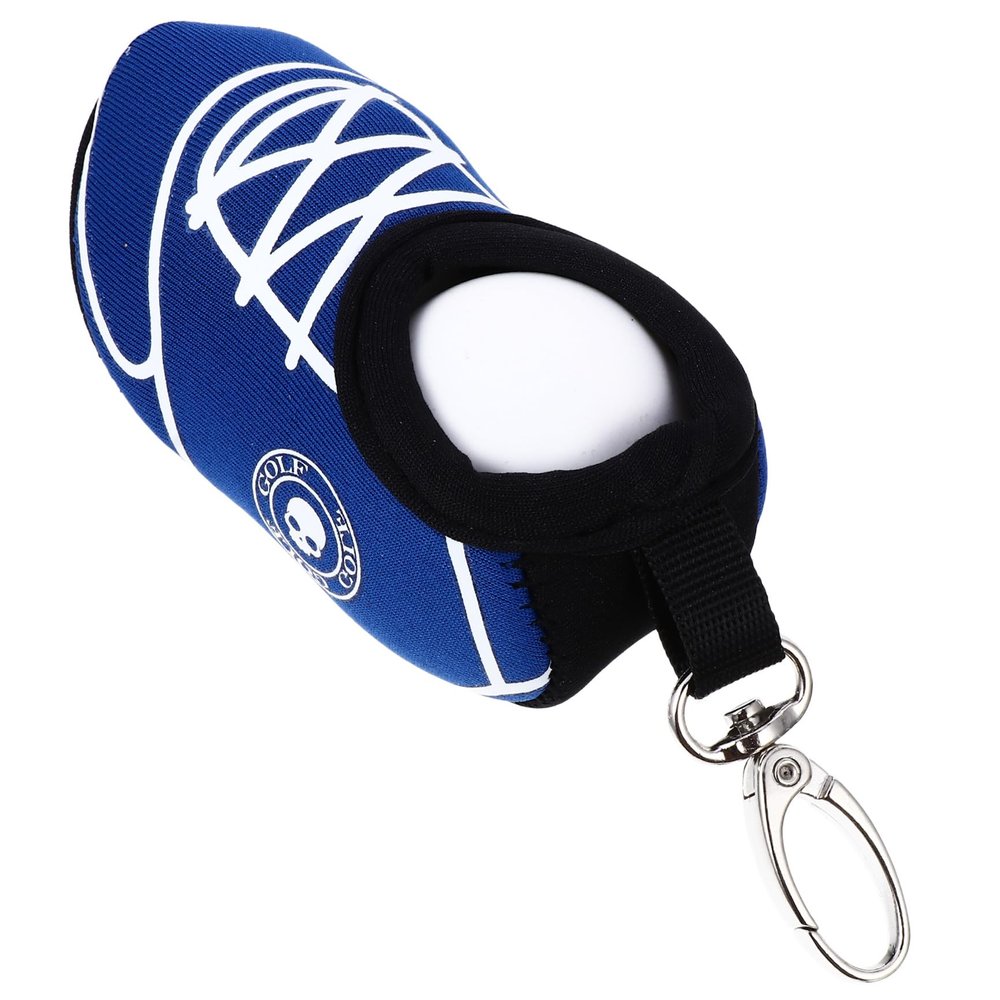 UKCOCO Shoe-Shaped Neoprene Golf Ball Holder, Blue