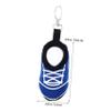 UKCOCO Shoe-Shaped Neoprene Golf Ball Holder, Blue view 2