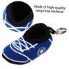 UKCOCO Shoe-Shaped Neoprene Golf Ball Holder, Blue view 3
