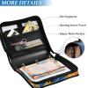 Wizard Eastern 3.8 cm 3-Ring School Binder with Zipper and Shoulder Strap view 4