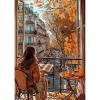NEWENMO DIY Elegant Lady Diamond Painting view 1