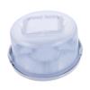 LAPYAPPE Clear Round Cake Box, PP Cake Carrier with Handle for Cakes and Cupcakes view 1