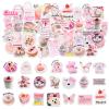 50 Pack Pink Stickers view 1