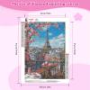 NEWENMO 5D Eiffel Tower Diamond Painting Full Drill view 2