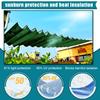 Retractable Wave Sun Shade 1x2 (W x L), Adjustable Shade Cover with 95% UV Protection, Roll-Up Waterproof Awning for Outdoor Pergolas, Gardens, and Balconies, Dark Green view 2