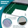 Retractable Wave Sun Shade 1x2 (W x L), Adjustable Shade Cover with 95% UV Protection, Roll-Up Waterproof Awning for Outdoor Pergolas, Gardens, and Balconies, Dark Green view 3