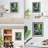 NEWENMO Cozy Room Diamond Painting for Adults - Orange Cat & Green Plant view 3