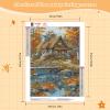 NEWENMO DIY Beautiful House Diamond Painting view 2