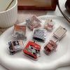 Glixoft Binder Clips, Coffee Acrylic Clips, Notebook Clips, Retro Paper Clips for Receipts, File Organization and Journals view 2
