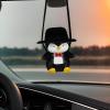 Swinging Animal Car Decor - Cartoon Mirror Pendant view 3