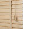 High-Quality Wooden Blinds, 50 × 140 cm, Horizontal Indoor Window Blinds, Blackout Wood Shades, W × H 50 × 80 cm view 2