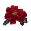 Peony Flower Pattern Iron-On Patch, 14 x 12.5 cm view 1