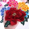 Peony Flower Pattern Iron-On Patch, 14 x 12.5 cm view 4