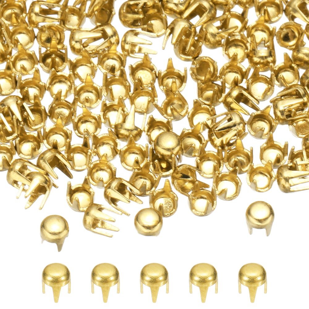PATIKIL 2.5mm Round Dome Rivets - 90 Pack