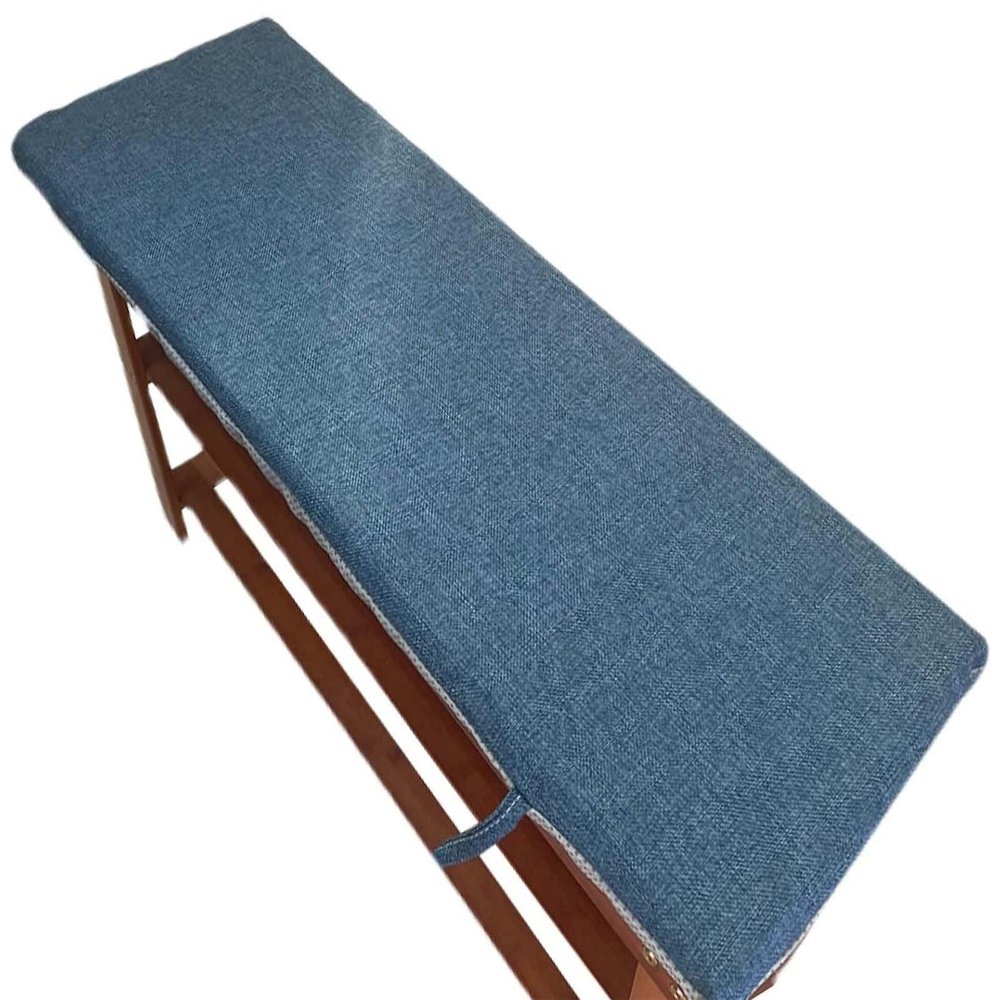 Non-Slip Washable Bench Cushion for Indoor & Outdoor Use, 90 x 35 x 5 cm, Color 4